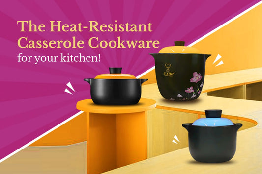 The Heat-Resistant Casserole Cookware for your kitchen!